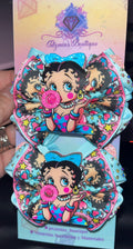 1 Pair 3” Betty Boop Hair bows.