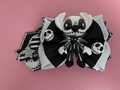 Skeleton Stitch - 4.5" Handmade Bows with Alligator Clip